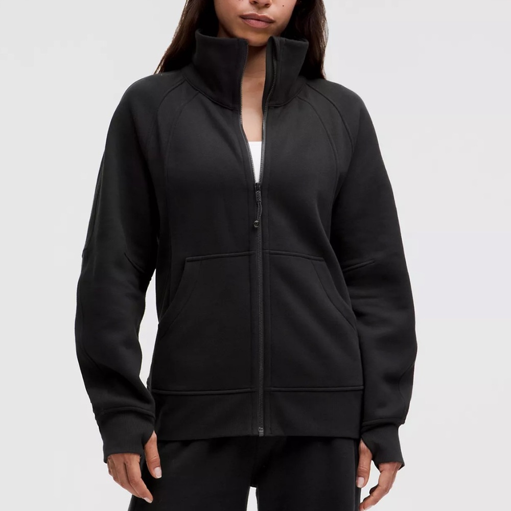 Lululemon Scuba Oversized Funnel-Neck Full Zip Black XS/S